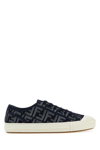 fendi domino ff motif jacquard low-top sneakers|Fendi Shoes for Women .